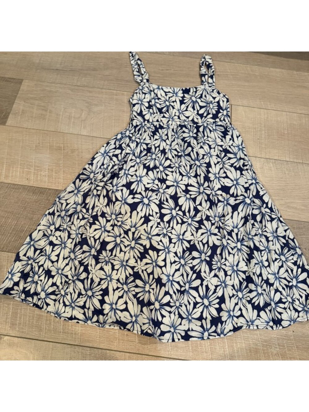 Rewind Womens XS Blue Floral Dress